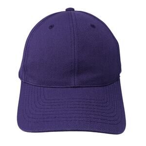 Decky Strapback Baseball Cap Purple One Size Adjustable 6 Panel Blank
